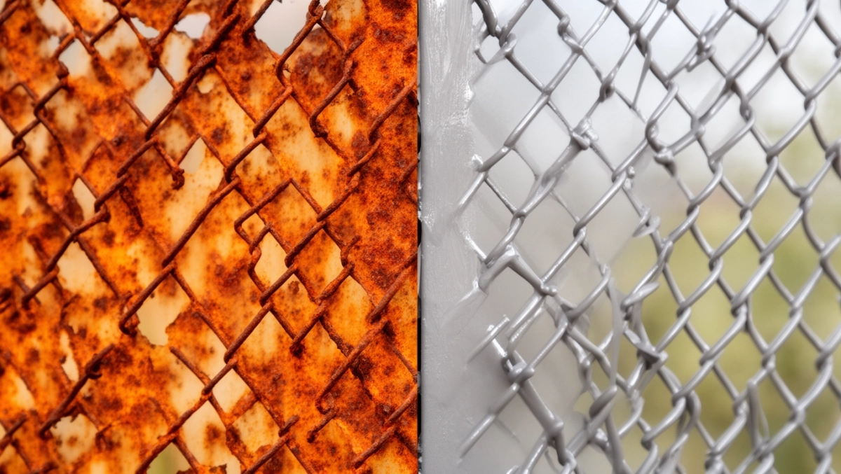 Farba do siatki ogrodzeniowej