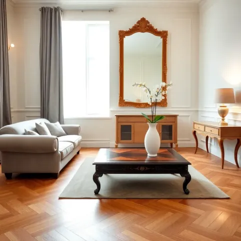 Klasyczne i eleganckie wykończenie mieszkania w Warszawie