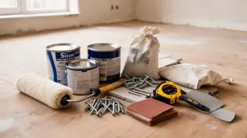 Lista rzeczy potrzebnych do wykończenia mieszkania