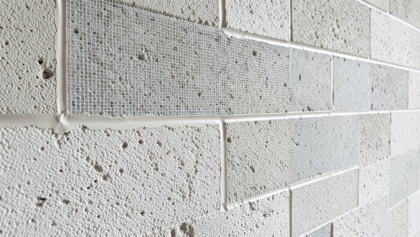 tynkowanie klejem do siatki